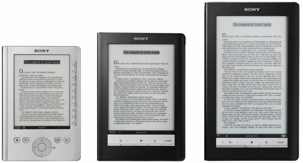 Familia de eBooks Sony Reader