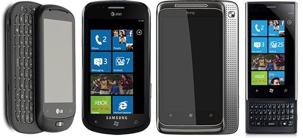 Teléfonos con Windows Phone 7